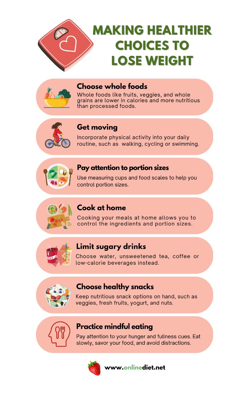 making-healthier-choices-to-lose-weight-infographic